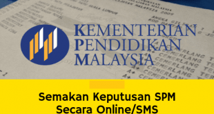 Keputusan SPM 2019 5 Mac Dan Cara Semak Online